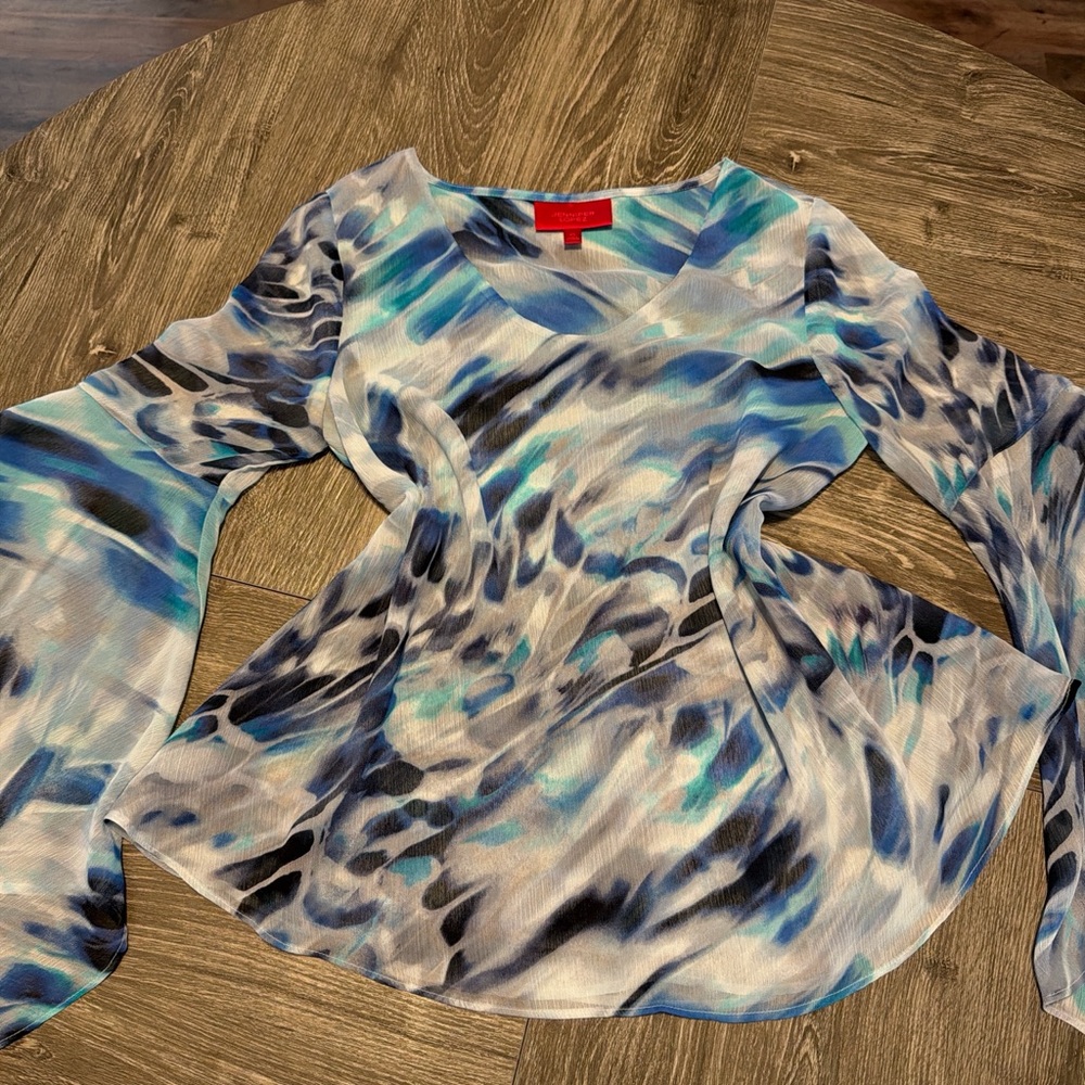 Jennifer Lopez Flowy Blouse Size XS